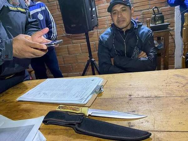 Árbitro quedó preso tras amenazar con cuchillo a jugador