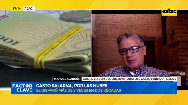 Video: Gasto salarial, por las nubes - Factor Clave - ABC Color