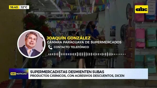 Video: Supermercadistas desmienten subas - ABC Noticias - ABC Color