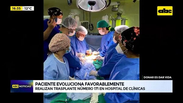 Video: Realizan trasplante número 171 en el Hospital de Clínicas - ABC Noticias - ABC Color
