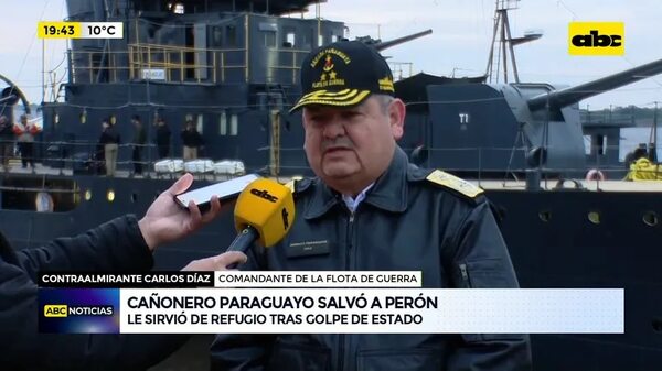Video: Cañonero paraguayo salvó a Juan Domingo Perón - ABC Noticias - ABC Color