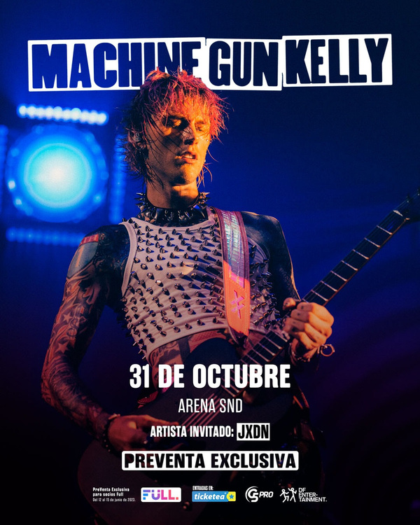 Machine Gun Kelly se presentará en el Arena SND el 31 de octubre - .::Agencia IP::.