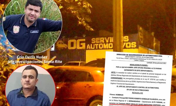 Trasladan al jefe de Automotores por “tocar” a un reducidor “amigo” de Investigación de Santa Rita – Diario TNPRESS