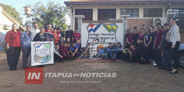 MUNICIPALIDAD DE NUEVA ALBORADA REALIZÓ IMPORTANTE DONACIÓN AL COLEGIO NACIONAL SILVANA MELGAREJO - Itapúa Noticias