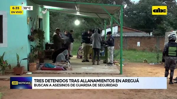 Video: Detenidos tras allanamientos en Areguá - ABC Noticias - ABC Color