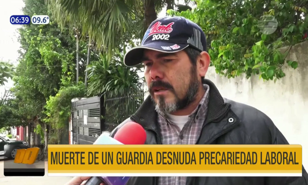 Muerte de un guardia desnuda precariedad laboral | Telefuturo