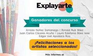 Primera edición del concurso de pintura mural “Explayarte” ya tiene a sus ganadores