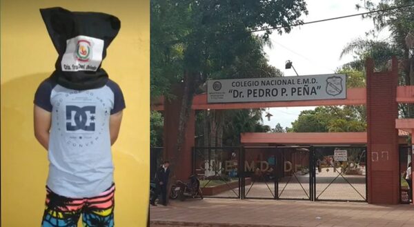 Alumno intentó meter droga al San Juan del Colegio Nacional Pedro P. Peña - Noticiero Paraguay