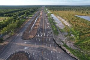En los últimos 5 años se habilitaron 616,3 km de nueva pavimentación asfáltica en el Chaco - El Trueno