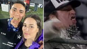 Busca al hincha franjeado al que se el cayó el paladar