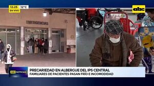 Video: Precariedad en albergue del IPS Central - ABC Noticias - ABC Color