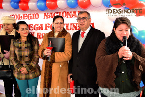 Con una emotiva ceremonia, inauguran el nivel medio en la Escuela Básica y Colegio Nacional Rebeca Fortunata Alen - El Nordestino