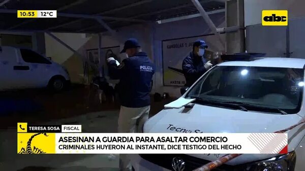 AUDIO: Asesinato de guardia en Villa Morra: Un detenido tras allanamientos en Areguá - Periodísticamente - ABC Color