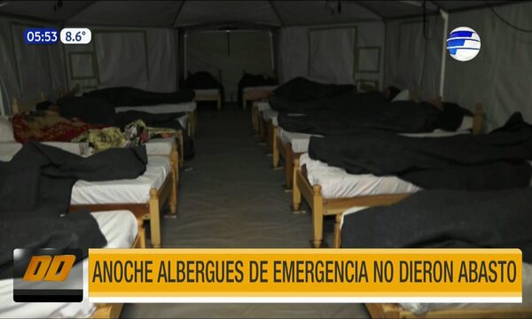 Ola de frío: Albergues de emergencia no dieron abasto anoche | Telefuturo