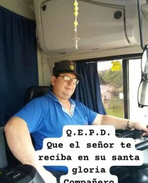 Murió chofer que fue golpeado por piedra en colectivo