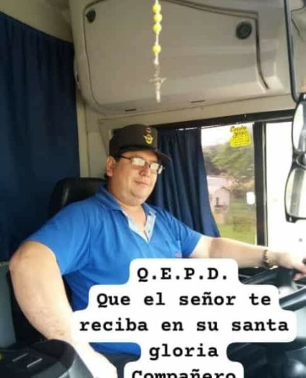 Murió chofer que fue golpeado por piedra en colectivo