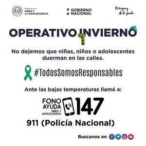 Tras descenso de la temperatura el Minna activa su operativo invierno - .::Agencia IP::.