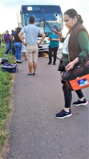 Segundo fallecido por impacto de piedra: confirman muerte de chofer de bus - Nacionales - ABC Color
