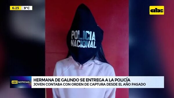 Video: Hermana de Galindo se entrega a la policía - ABC Noticias - ABC Color