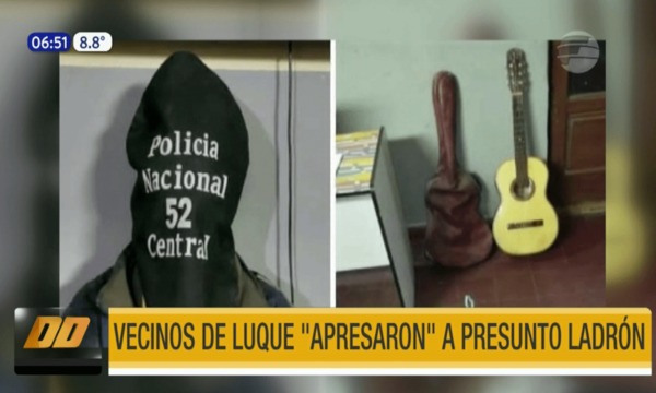 Vecinos ''apresaron'' a presunto ladrón en Luque | Telefuturo