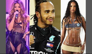 ¡Novaseo! ¿Hamilton le "metió los cuernos" a Shakira con una modelo?
