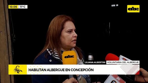 Video: Albergue habilitado en Concepción - ABC Noticias - ABC Color