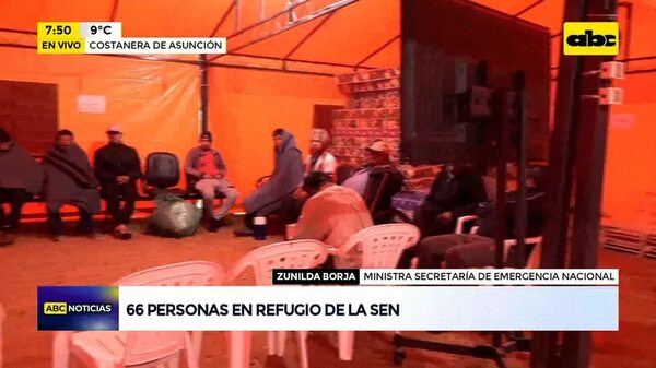 Video: 66 personas en el refugio de la SEN - ABC Noticias - ABC Color