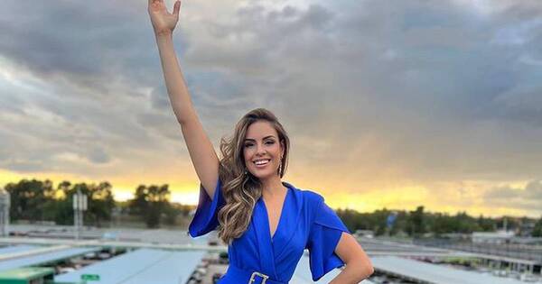 La Nación / Elicena Andrada ya está en Paraguay para buscar la corona del Miss Universo