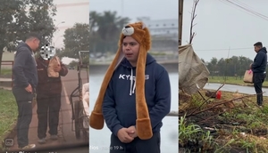 "No nos olvidemos de los que están afuera batallando", conmovedor gesto de Lata Pararã - Teleshow