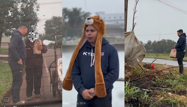 "No nos olvidemos de los que están afuera batallando", conmovedor gesto de Lata Pararã - Teleshow
