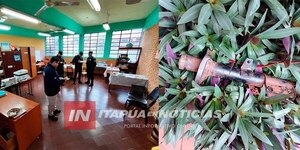 ESCUELA FUE SAQUEADA POR LADRONES DOS VECES EN MENOS DE 24 HORAS - Itapúa Noticias