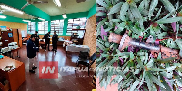 ESCUELA FUE SAQUEADA POR LADRONES DOS VECES EN MENOS DE 24 HORAS - Itapúa Noticias
