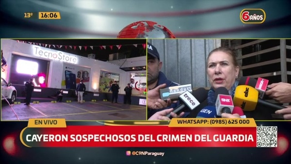 Cayeron los sospechosos del crimen del guardia - C9N