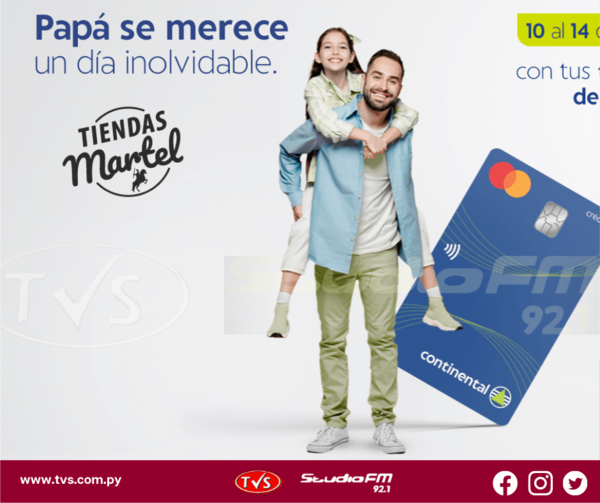 BANCO CONTINENTAL OFRECE LA PROMO “PAPÁ SE MERECE UN DÍA INOLVIDABLE”