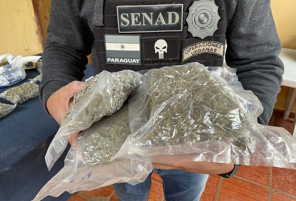 SENAD anuló “mini-mercado” de drogas en Caacupé