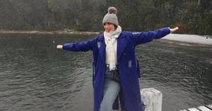 La Nación / Bethania Borba presumió sus vacaciones en Bariloche