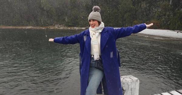 La Nación / Bethania Borba presumió sus vacaciones en Bariloche
