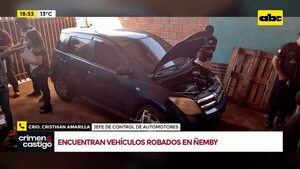 Video: Encuentran vehículos robados en Ñemby  - Crimen y castigo - ABC Color