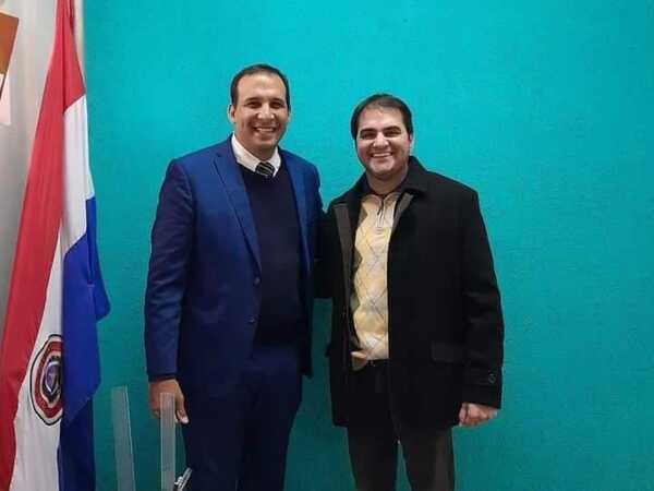 Freddy Franco visitó la Junta Municipal - San Lorenzo Hoy