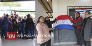 INAUGURARON MEJORAS EN LA ESCUELA ARCÁNGELO BENEDETTI DE SAN JUAN DEL PNÁ. - Itapúa Noticias