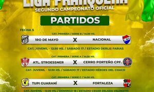 Programan penúltima fecha de la Liga Franqueña