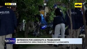 Video: Allanamientos por asesinato a trabajador  - ABC Noticias - ABC Color