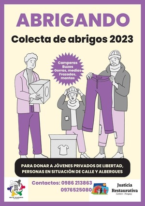 A fin de combatir el frío, recaudarán abrigos para personas en situación de vulnerabilidad