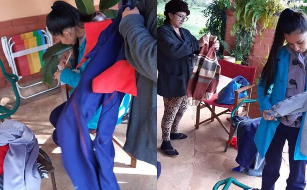 Organizan campaña solidaria para juntar abrigos en Yhacá - Noticiero Paraguay