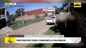 Video: Desconocido sube a camioneta a una menor - ABC Noticias - ABC Color