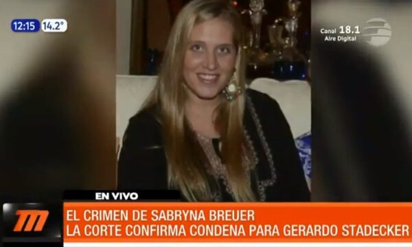 Corte confirma condena de Gerardo Stadecker por feminicidio | Telefuturo