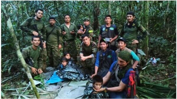 Niños rescatados de la selva colombiana van mejorando