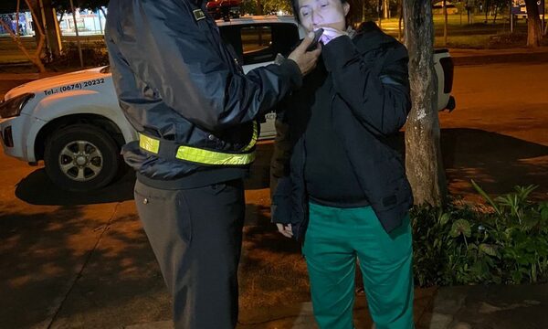 Borracha provoca accidente en O´Leary
