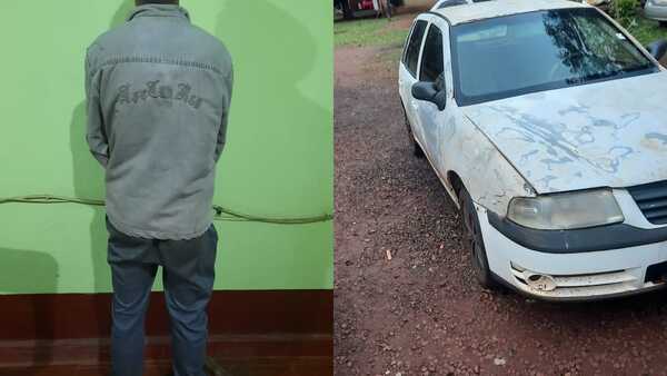 Detienen a presunto ladrón de tragamonedas en Natalio