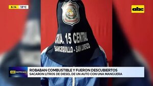 Video: Robaban combustible y fueron descubiertos - ABC Noticias - ABC Color
